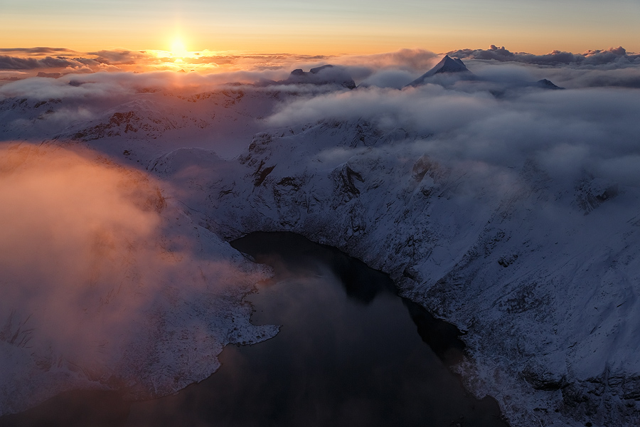 Even high global contrast can be balanced with today's high-DR sensors. The Lofoten Islands, Arctic Norway