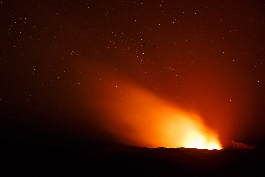 Erta Ale volcano crater as seen from the campsite. Canon 5D Mark III, Tamron 24-70mm F2.8 VC