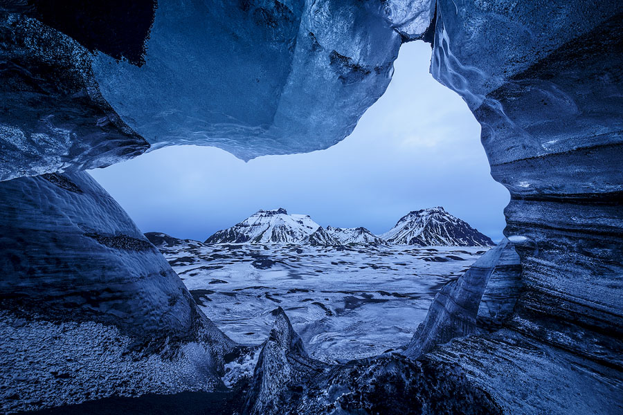 'Canary Cave', Katla Glacier, Iceland, January 2014