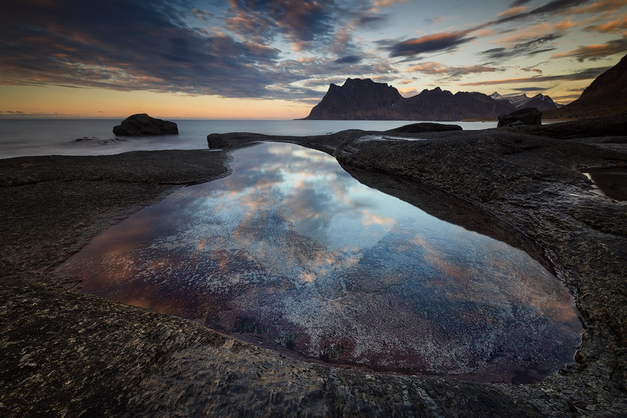 Reine has tons of still pools to shoot reflections in